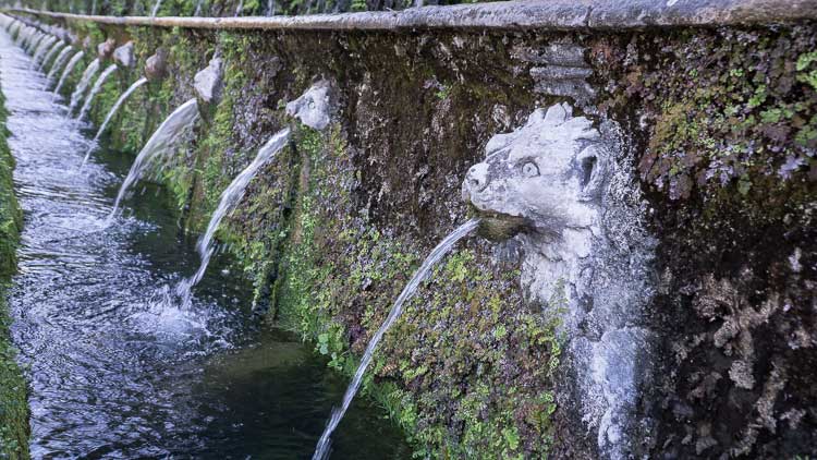villa d'este fountain