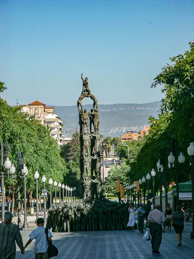 castellers monument